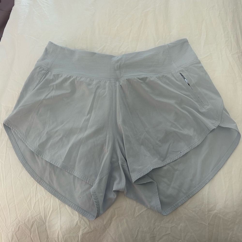 Outdoor Voices Ice Blue Athletic Shorts 4” inseam